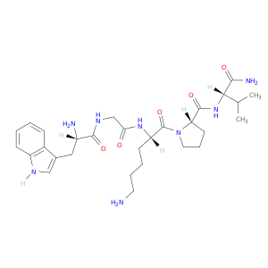 L-Valinamide, L-tryptophylglycyl-L-lysyl-L-prolyl-