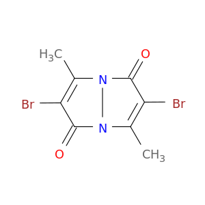 1H,5H-Pyrazolo[1,2-a]pyrazole-1,5-dione, 2,6-dibromo-3,7-dimethyl-
