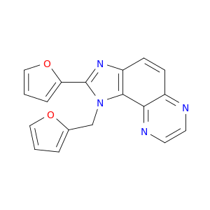 1H-Imidazo[4,5-f]quinoxaline, 2-(2-furanyl)-1-(2-furanylmethyl)-