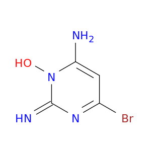 4-Pyrimidinamine, 6-bromo-2,3-dihydro-3-hydroxy-2-imino-