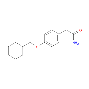 Benzeneacetamide, 4-(cyclohexylmethoxy)-