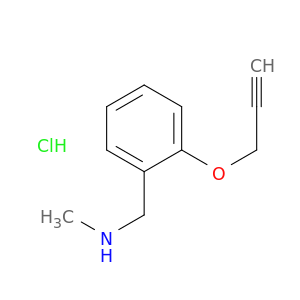 苯单六胺,N-甲基-2-(2-丙炔-1-羰基)-,盐酸盐(1：1)