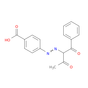 Benzoic acid, 4-[(1-benzoyl-2-oxopropyl)azo]-