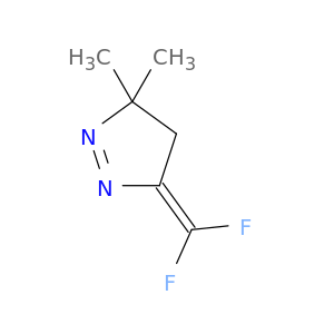 3H-Pyrazole, 5-(difluoromethylene)-4,5-dihydro-3,3-dimethyl-