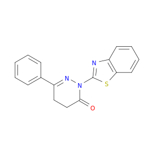 3(2H)-Pyridazinone,2-(2-benzothiazolyl)-4,5-dihydro-6-phenyl-