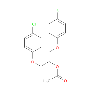 2-Propanol,1,3-bis(4-chlorophenoxy)-, 2-acetate
