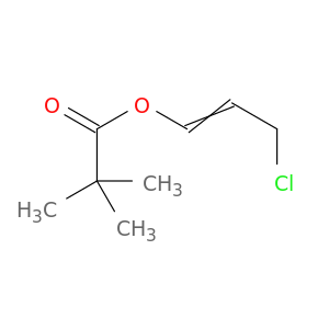 Propanoic acid, 2,2-dimethyl-, 3-chloro-1-propenyl ester