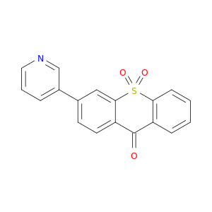 9H-Thioxanthen-9-one, 3-(3-pyridinyl)-, 10,10-dioxide