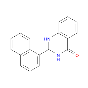 4(1H)-Quinazolinone,2,3-dihydro-2-(1-naphthalenyl)-