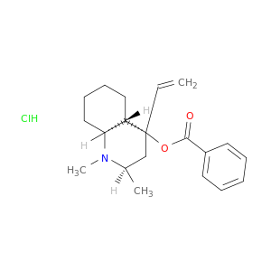 [(2R,4S,4aS,8aS)-4-ethenyl-1,2-dimethyl-2,3,4a,5,6,7,8,8a-octahydroquinolin-4-yl] benzoate hydrochloride