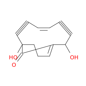 Bicyclo[7.3.1]trideca-4,9-diene-2,6-diyn-13-one, 1,8-dihydroxy-