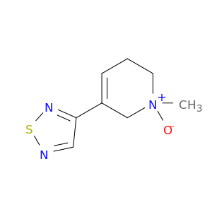 Pyridine, 1,2,3,6-tetrahydro-1-methyl-5-(1,2,5-thiadiazol-3-yl)-, 1-oxide