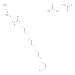 十八烷基酰胺,N-[2-[(2-氨基乙基)氨基]乙基]-,二乙酸酯