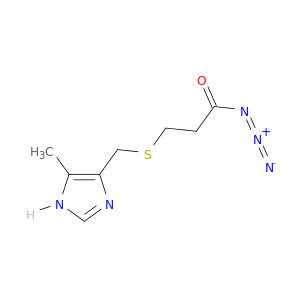 Propanoyl azide, 3-[[(5-methyl-1H-imidazol-4-yl)methyl]thio]-
