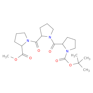 TERT-BUTYL 2-[(2-([2-(METHOXYCARBONYL)-1-PYRROLIDINYL]CARBONYL)-1-PYRR OLIDINYL)CARBONYL]-1-PYRROLIDINECARBOXYLATE