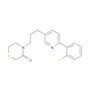 3-Thiomorpholinone, 4-[3-[6-(2-fluorophenyl)-3-pyridinyl]propyl]-