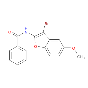 N-(3-溴-5-甲氧基苯并呋喃-2-基)苯甲酰胺
