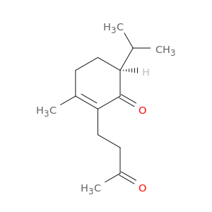 2-Cyclohexen-1-one, 3-methyl-6-(1-methylethyl)-2-(3-oxobutyl)-, (S)-