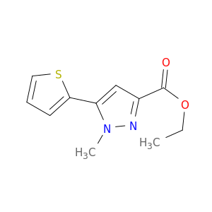 乙基1-甲基-5-(2-噻吩基)-1H-吡唑-3-羧酸盐