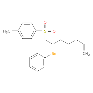 Benzene, 1-methyl-4-[[2-(phenylseleno)-6-heptenyl]sulfonyl]-
