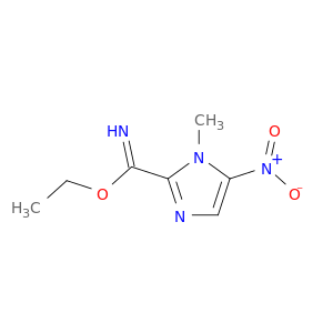 1H-Imidazole-2-carboximidic acid, 1-methyl-5-nitro-, ethyl ester