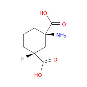 1,3-Cyclohexanedicarboxylicacid, 1-amino-, (1R,3R)-rel-