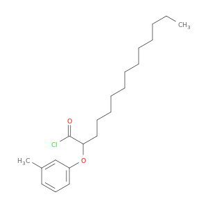 Tetradecanoyl chloride, 2-(3-methylphenoxy)-
