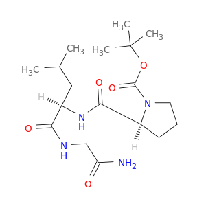 Glycinamide, 1-[(1,1-dimethylethoxy)carbonyl]-L-prolyl-D-leucyl-