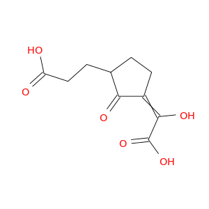 Cyclopentanepropanoic acid, 3-(carboxyhydroxymethylene)-2-oxo-
