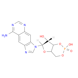 3H-Imidazo[4,5-g]quinazolin-8-amine,3-(3,5-O-phosphinico-b-D-ribofuranosyl)- (9CI)