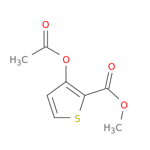 2-Thiophenecarboxylic acid, 3-(acetyloxy)-, methyl ester