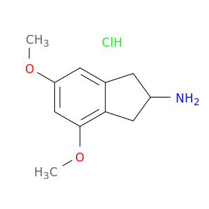 1H-Inden-2-amine, 2,3-dihydro-4,6-dimethoxy-, hydrochloride