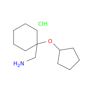 [1-(cyclopentyloxy)cyclohexyl]methanamine hydrochloride