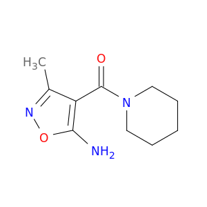 Piperidine, 1-[(5-amino-3-methyl-4-isoxazolyl)carbonyl]-