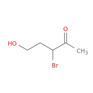 2-Pentanone, 3-bromo-5-hydroxy-