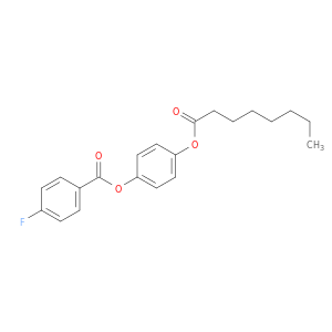 Benzoic acid, 4-fluoro-, 4-[(1-oxooctyl)oxy]phenyl ester