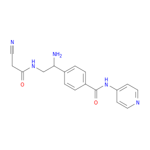 Benzamide, 4-[1-amino-2-[(2-cyanoacetyl)amino]ethyl]-N-4-pyridinyl-