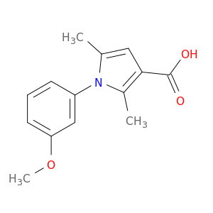 1-(3-甲氧基苯基)-2,5-二甲基-1H-吡咯-3-羧酸