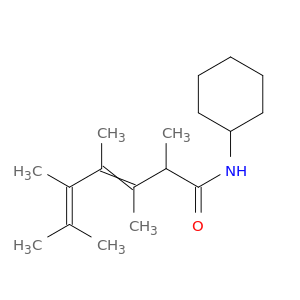 3,5-Heptadienamide, N-cyclohexyl-2,3,4,5,6-pentamethyl-