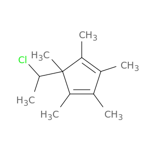 1,3-Cyclopentadiene, 5-(1-chloroethyl)-1,2,3,4,5-pentamethyl-