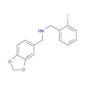 (1,3-BENZODIOXOL-5-YLMETHYL)(2-FLUOROBENZYL)AMINE