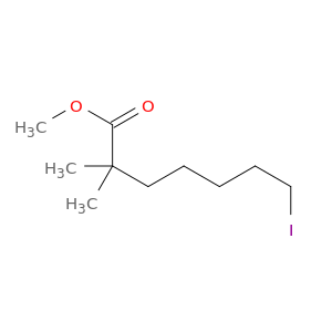 Heptanoic acid, 7-iodo-2,2-dimethyl-, methyl ester