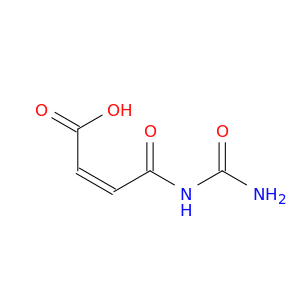 (2Z)-4-[(氨基羰基)氨基]-4-氧代-2-丁香酸