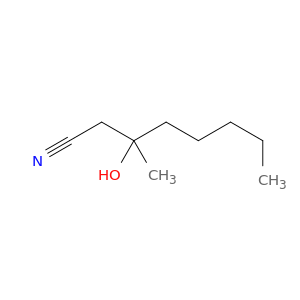 Octanenitrile, 3-hydroxy-3-methyl-