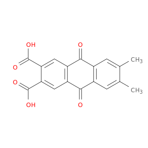 2,3-Anthracenedicarboxylic acid, 9,10-dihydro-6,7-dimethyl-9,10-dioxo-
