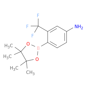 4-(4,4,5,5-四甲基-1,3,2-二氧硼杂环戊烷-2-基)-3-(三氟甲基)苯胺