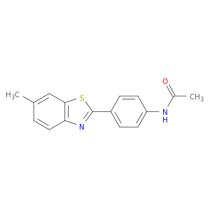 Acetamide, N-[4-(6-methyl-2-benzothiazolyl)phenyl]-
