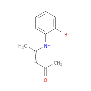 3-Penten-2-one, 4-[(2-bromophenyl)amino]-