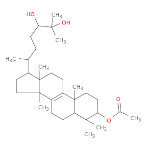 [17-(5,6-dihydroxy-6-methyl-heptan-2-yl)-4,4,10,13,14-pentamethyl-2,3,5,6,7,11,12,15,16,17-decahydro-1H-cyclopenta[a]phenanthren-3-yl] acetate