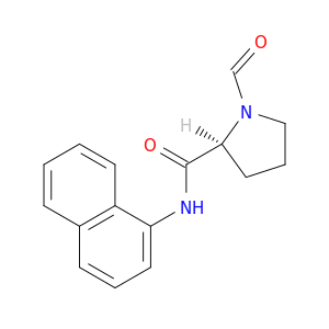 2-Pyrrolidinecarboxamide, 1-formyl-N-1-naphthalenyl-, (2S)-
